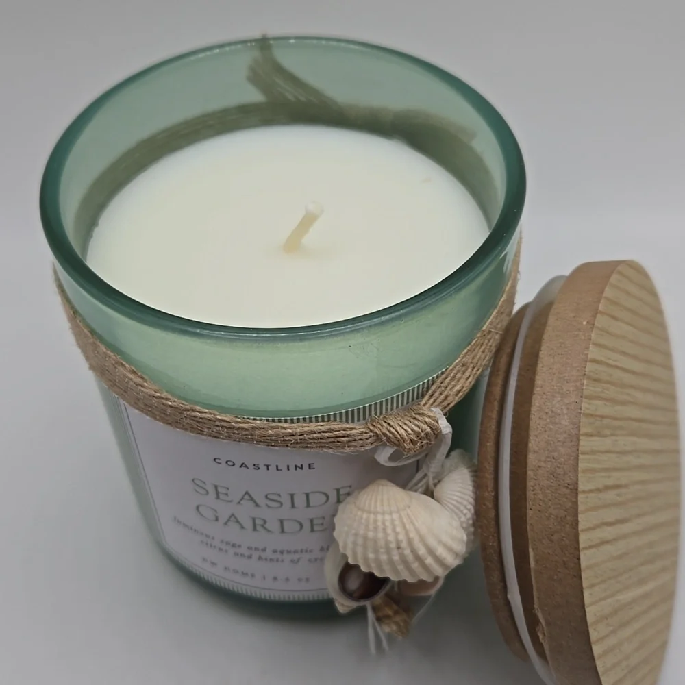 CLEARANCE DW Home Seaside Garden French Kitchen Shell Jar Candle